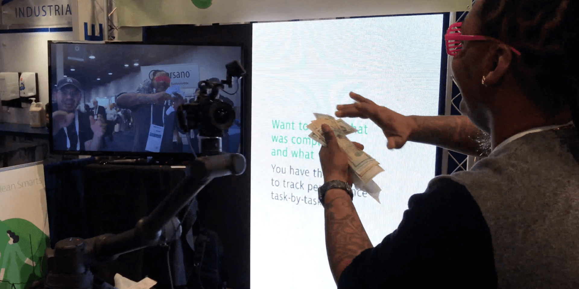 BoothMeUp LV experiential technology team producing a live event activation